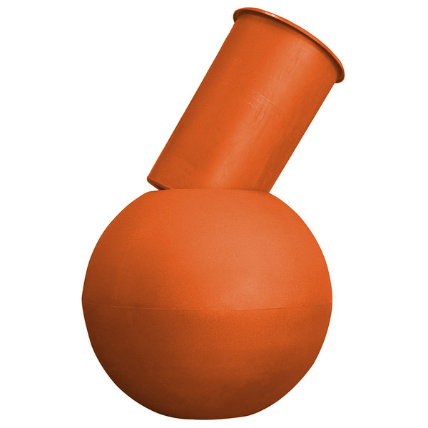 Orange ball with trash liner